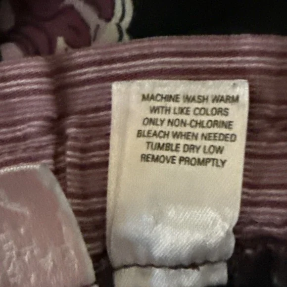 Vintage Victoria's Secret Angels Pajama Pants Size M Black Floral Lounge Preppy - Picture 11 of 12